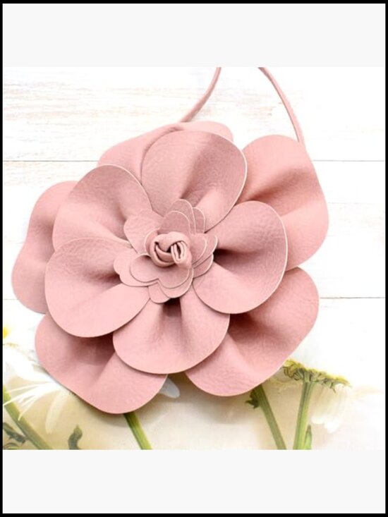 Faux Leather Flower Waist Chain Belt Adjustable Tie Closure Bridal Party main image 5